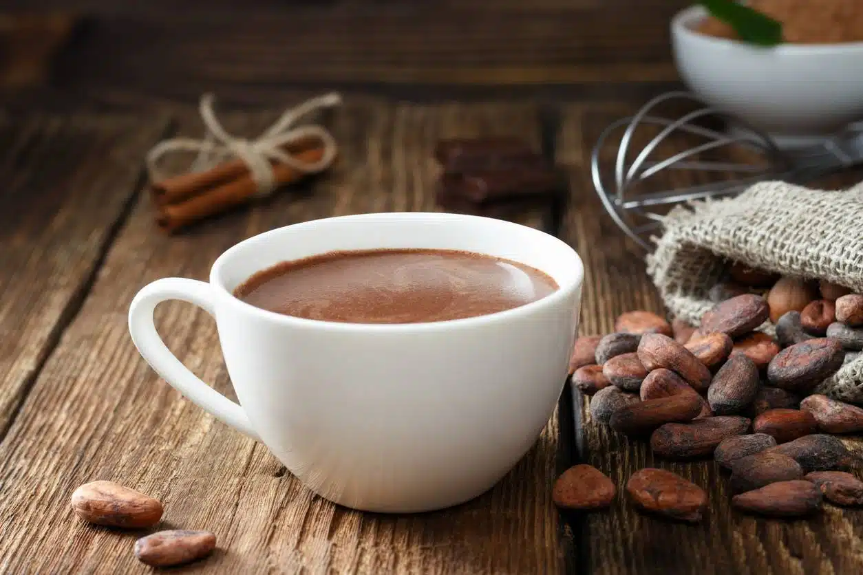 Tasse de chocolat chaud